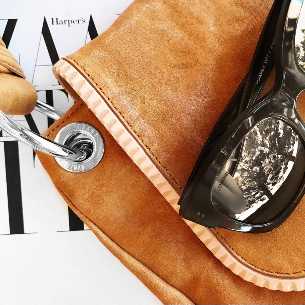 Stuart Weitzman Collection Distressed Leather Bag - image 7